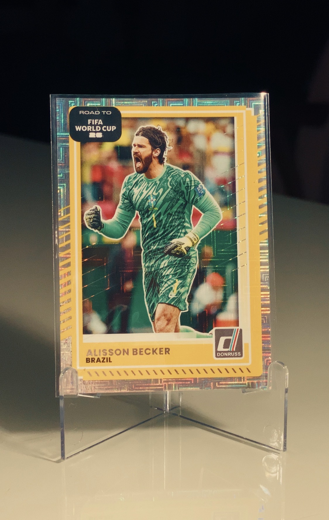 Alisson Becker — Panini Donruss Road to FIFA World Cup 26 Holo