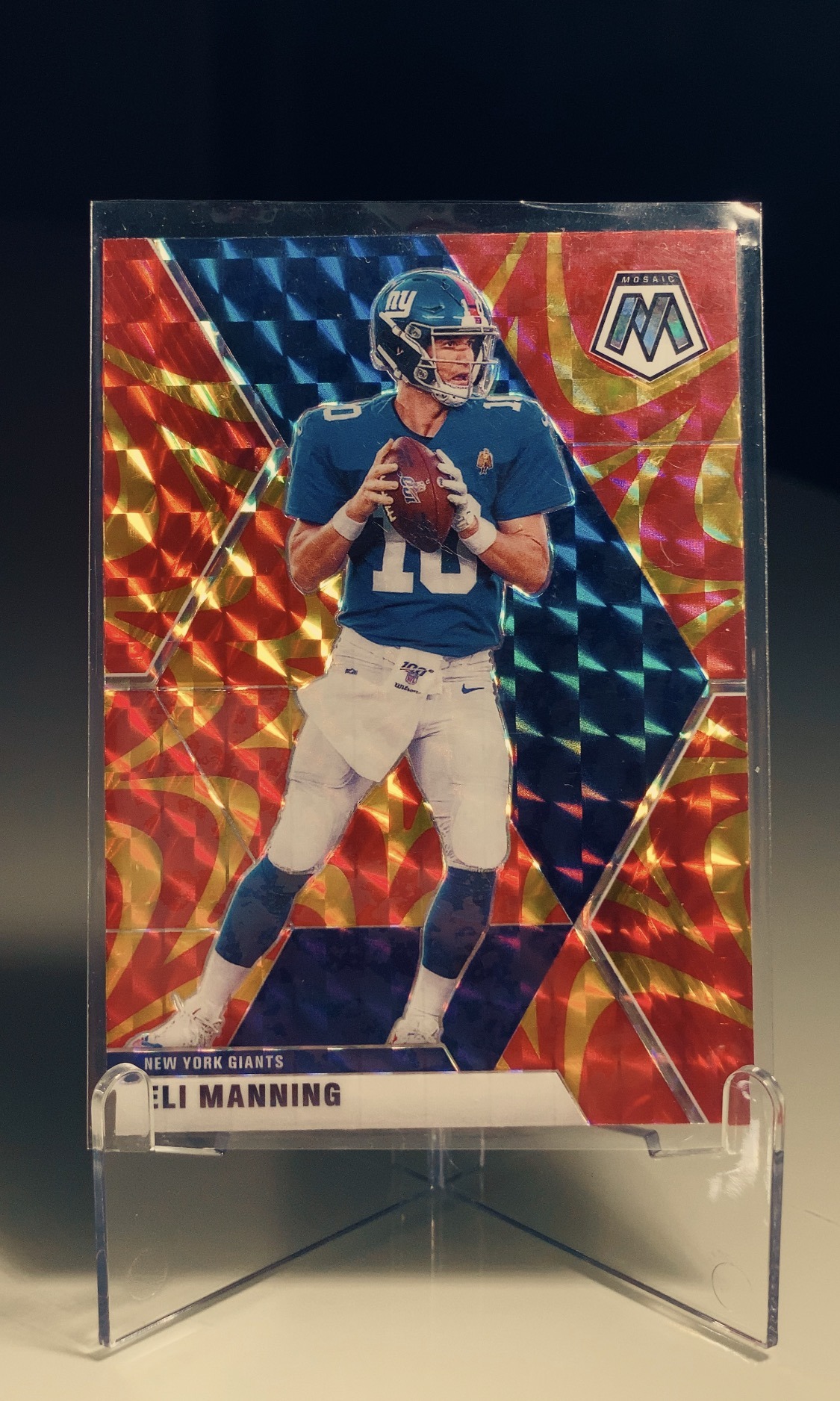 Eli Manning — Panini Mosaic Reactive