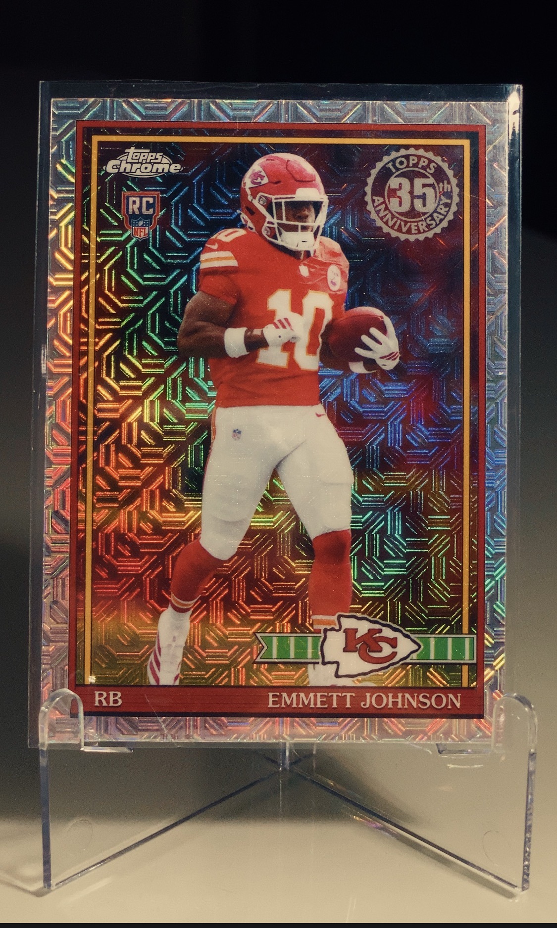 Emmett Johnson — 2026 Topps Flagship 35th Anniversary Refractor