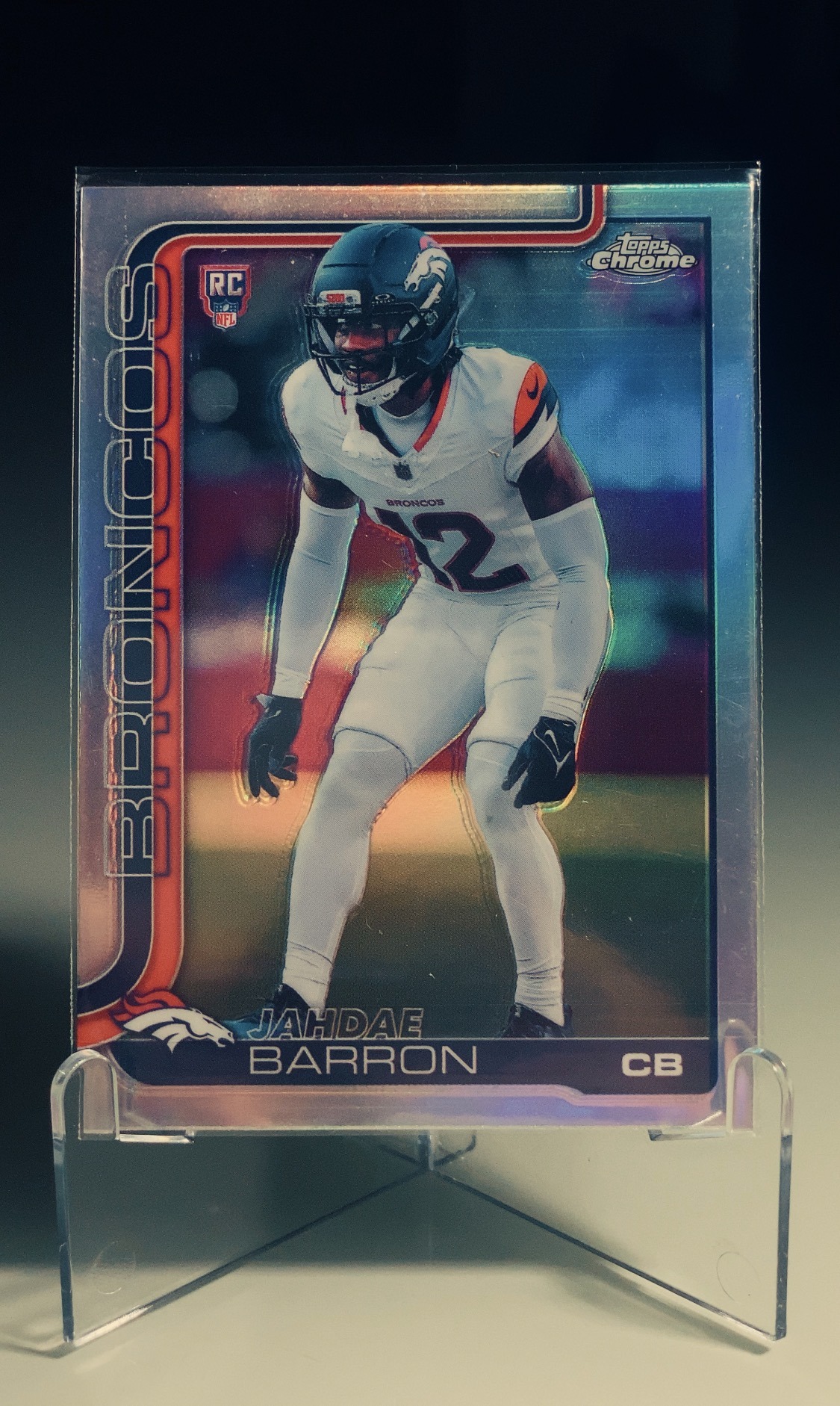 Jahdae Barron — Topps Chrome — frente