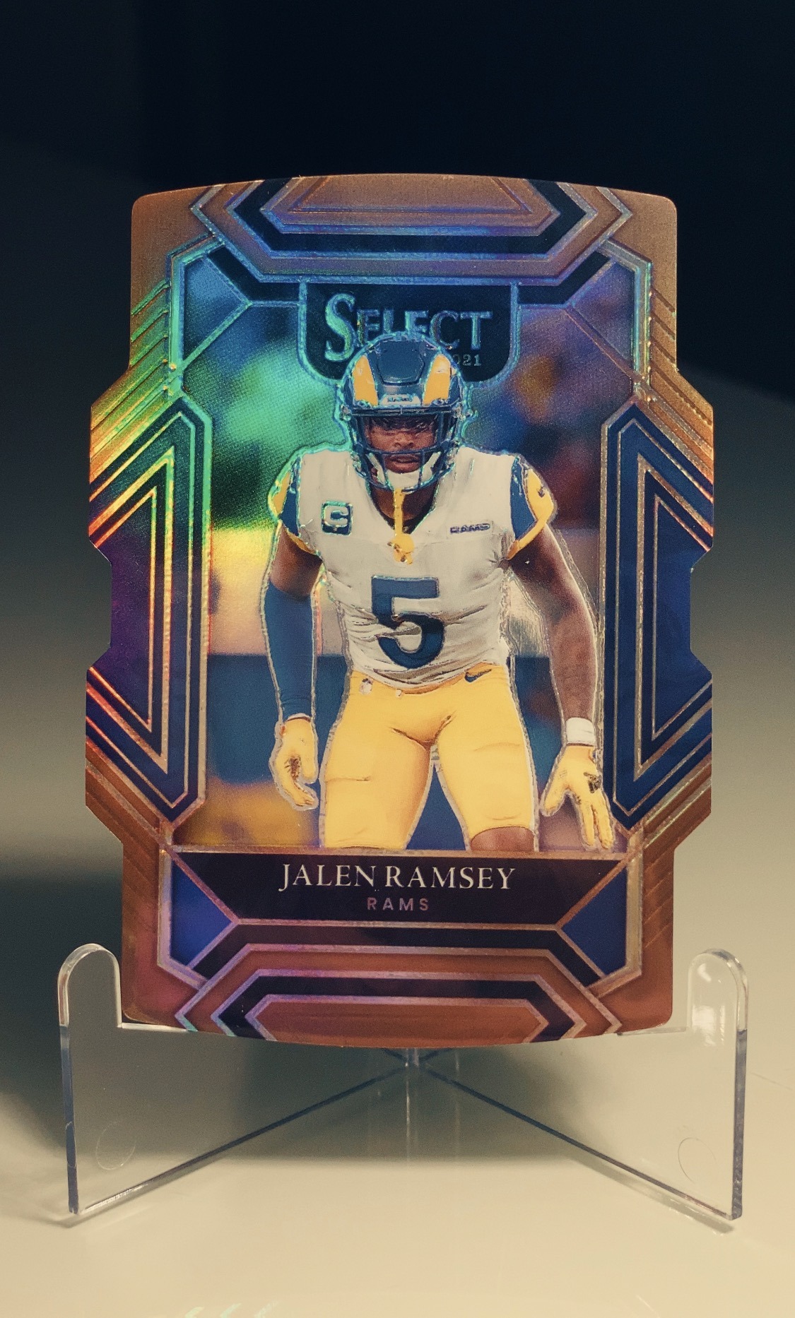 Jalen Ramsey — Panini Select Premier Level Die-Cut