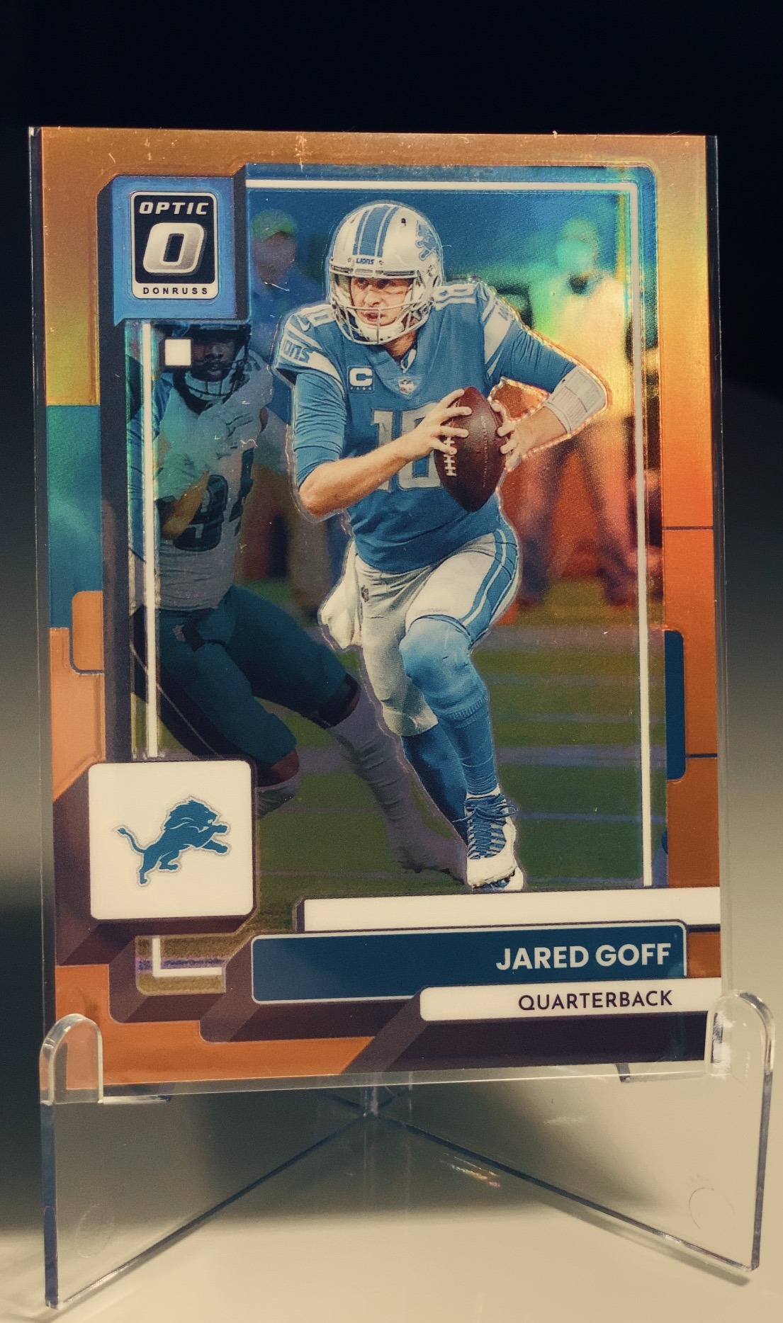 Jared Goff — Donruss Optic Orange