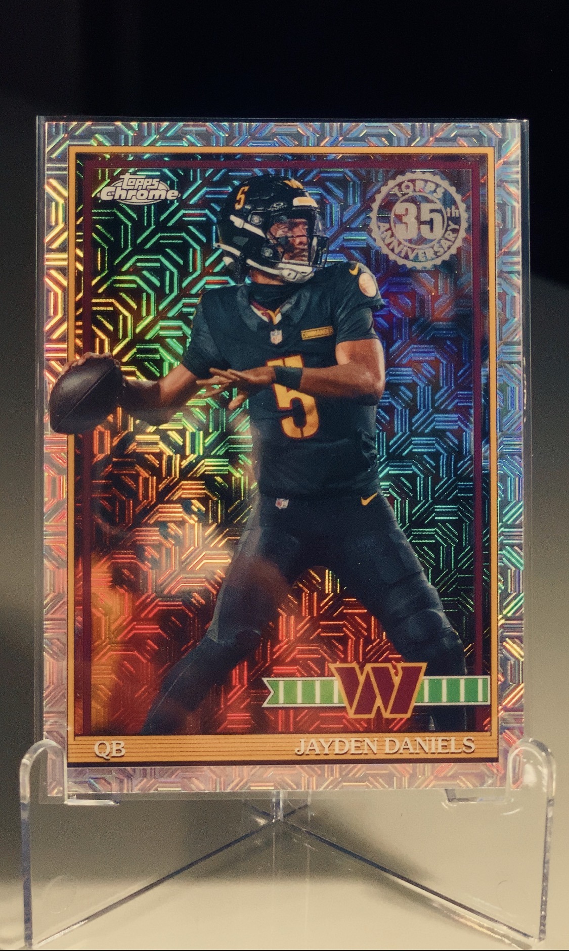 Jayden Daniels —  2026 Topps Flagship 35th Anniversary Refractor