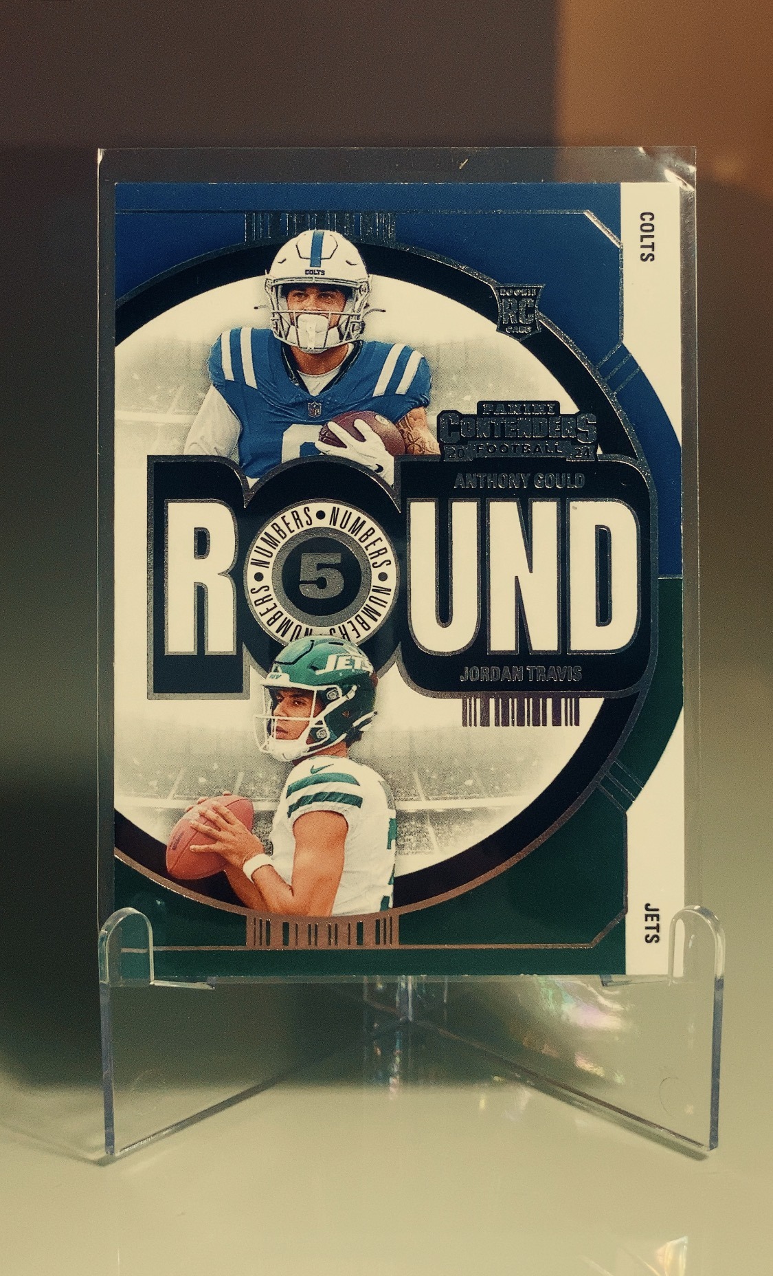 Anthony Gould / Jordan Travis — Panini Contenders Round Numbers — frente