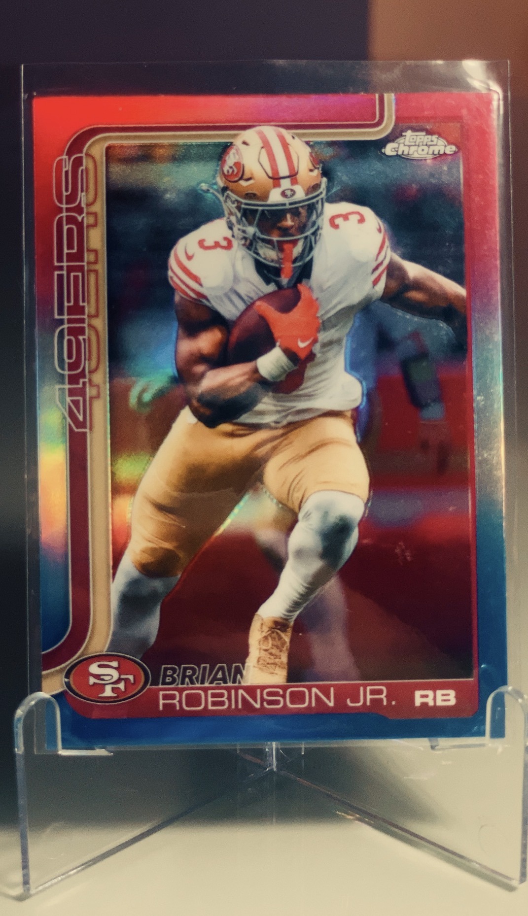 Brian Robinson Jr. — Topps Chrome Refractor Wave