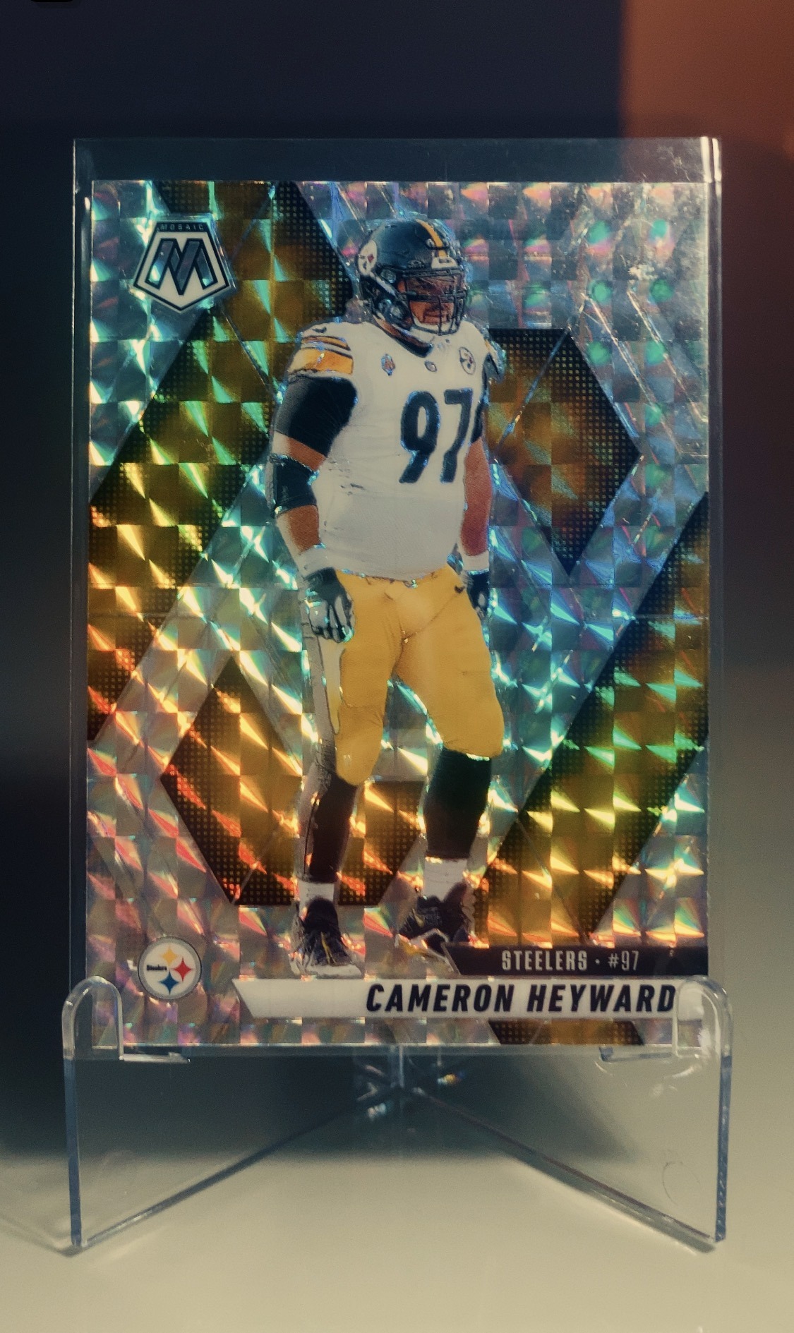 Cameron Heyward — Panini Mosaic Gold