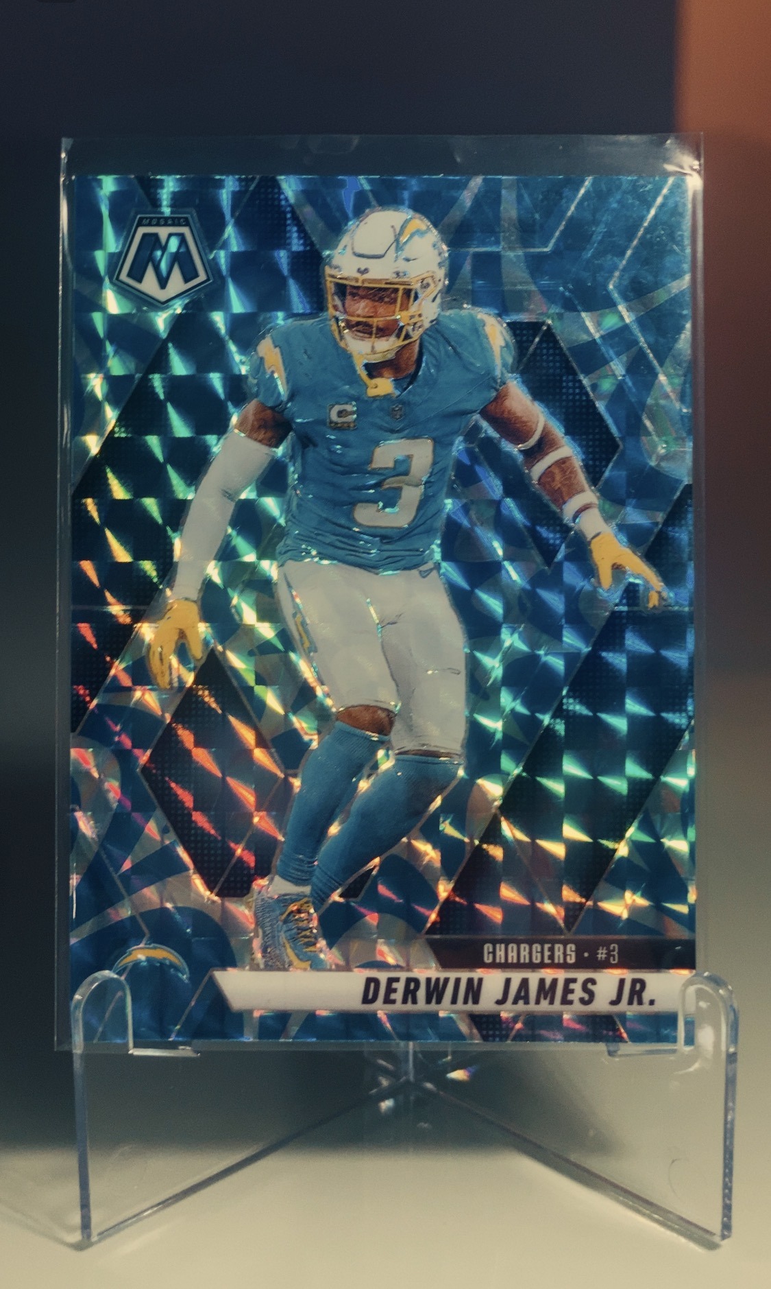 Derwin James Jr. — Panini Mosaic Blue