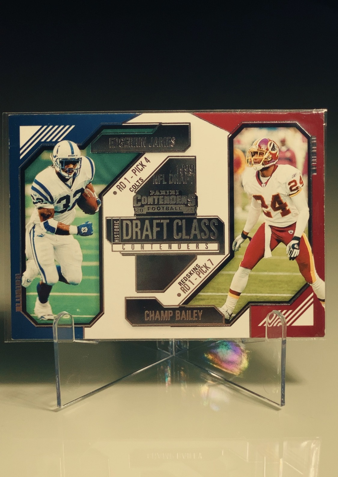 Edgerrin James / Champ Bailey — Panini Contenders Historic Draft Class