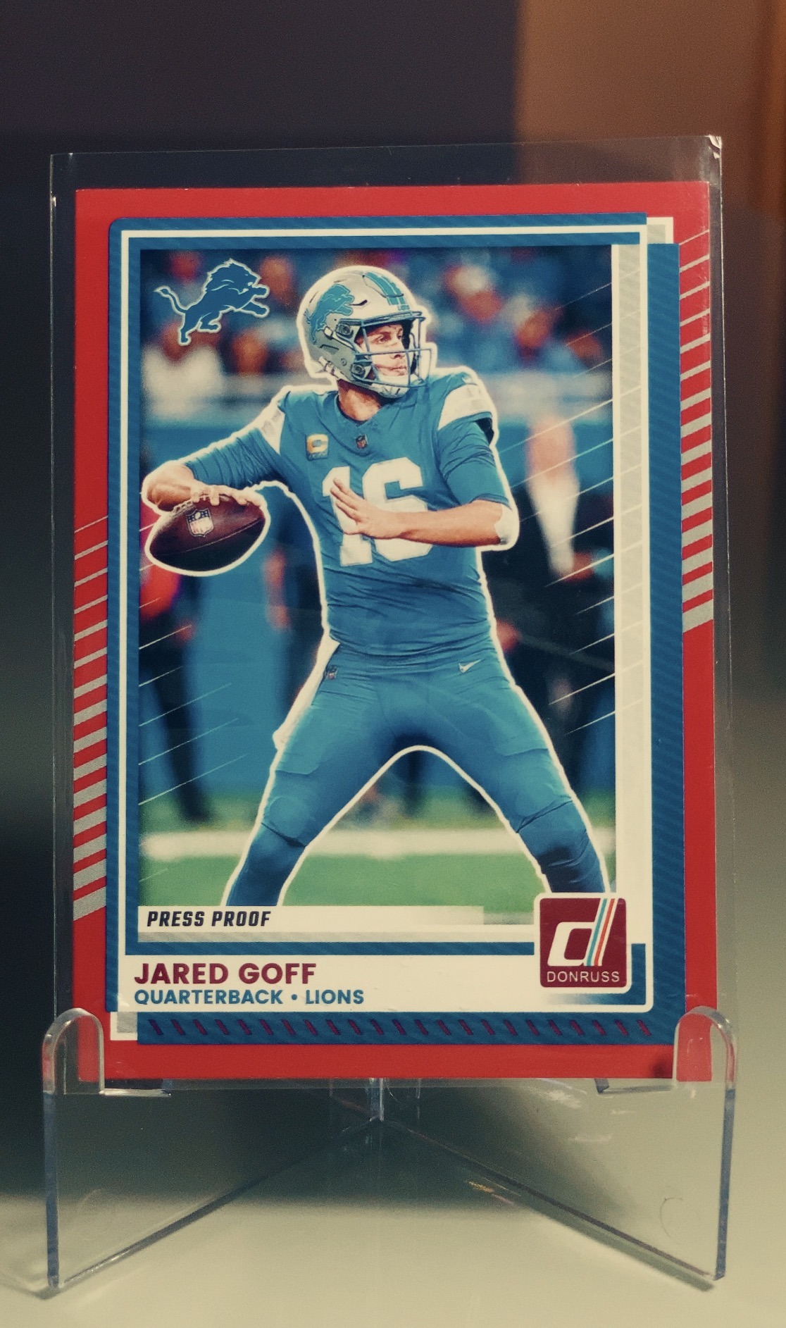 Jared Goff — Panini Donruss Press Proof Red