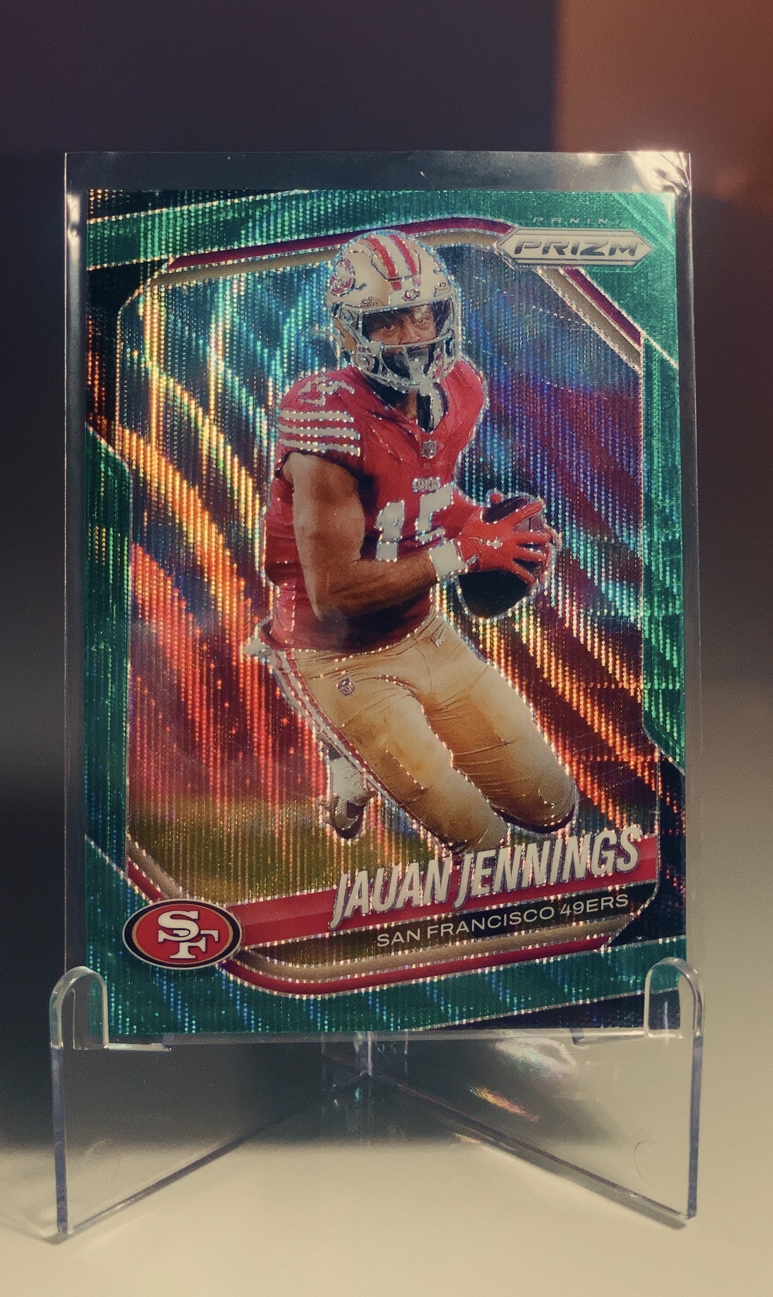 Jauan Jennings — Panini Prizm Green Wave