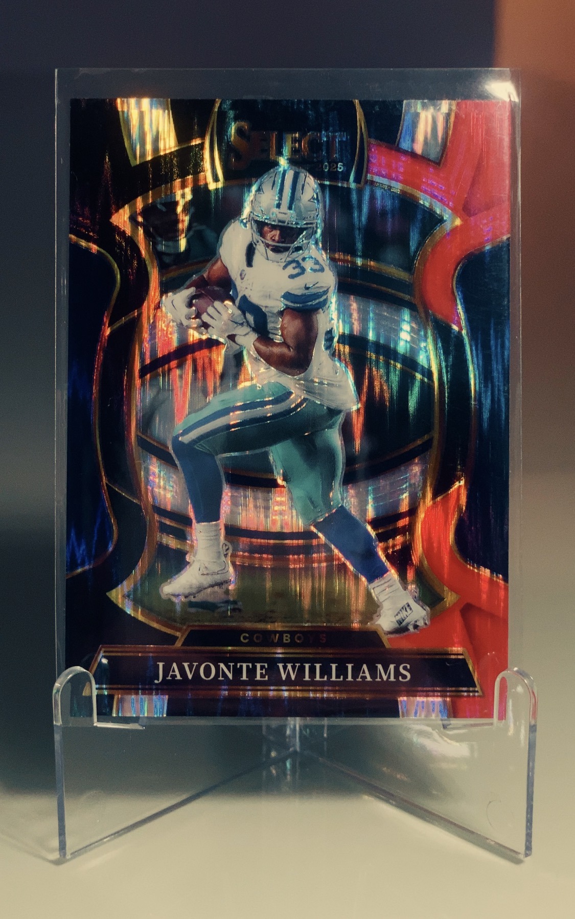 Javonte Williams — Panini Select 2025 — frente