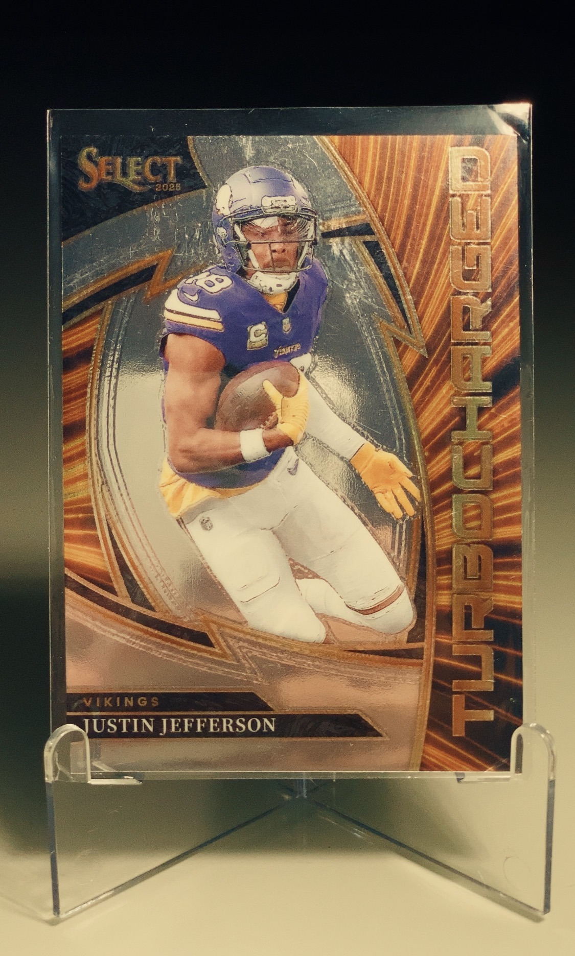 Justin Jefferson — Panini Select 2025 Turbocharged