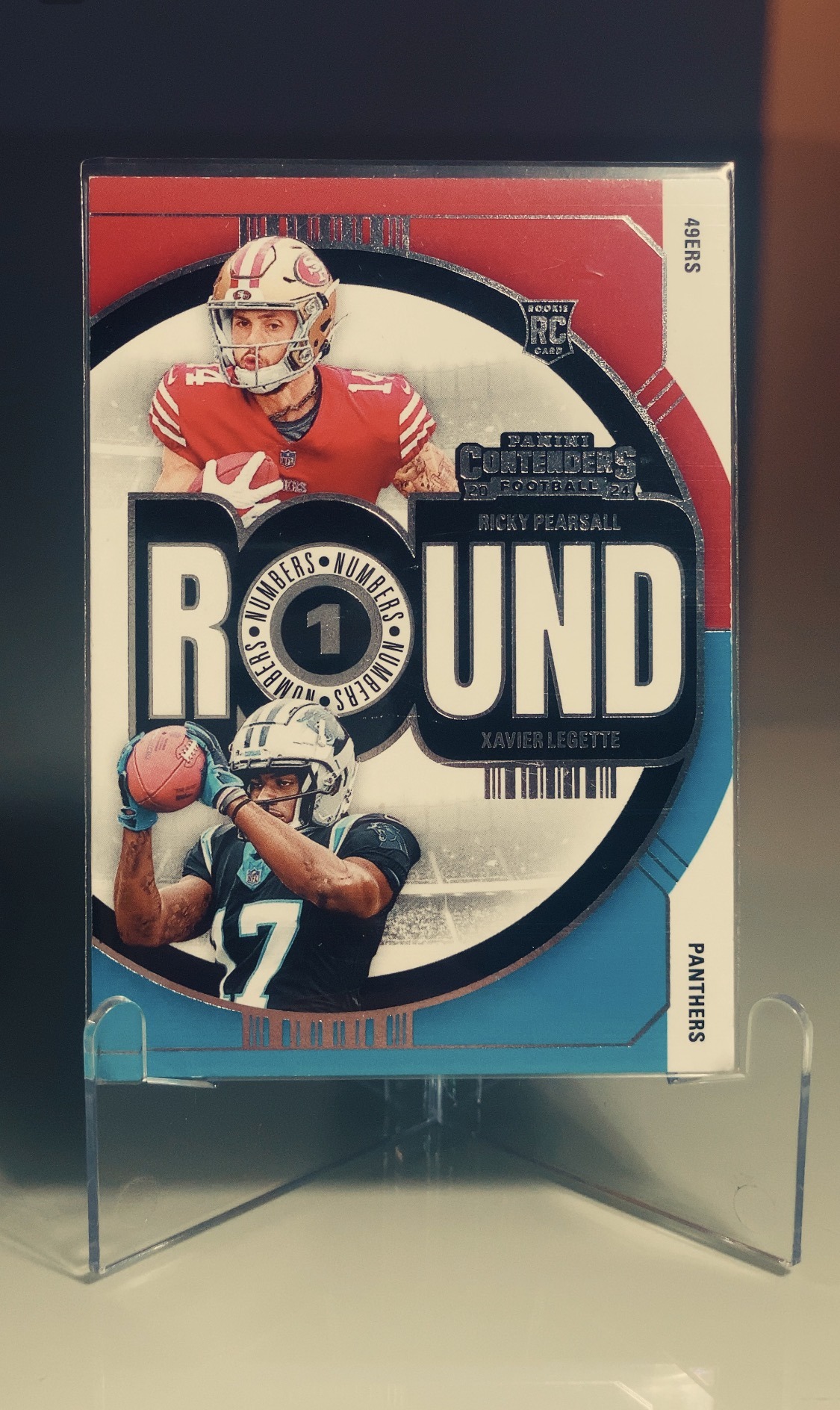 Ricky Pearsall / Xavier Legette — Panini Contenders Round Numbers